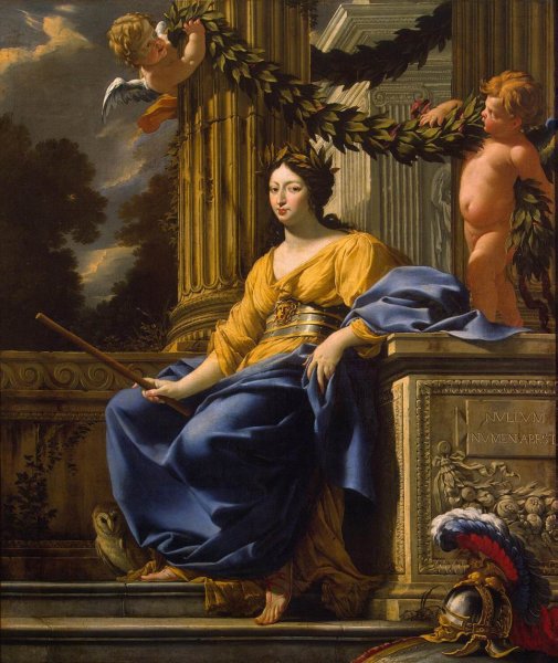 Allegorical Portrait of Anna of Austria as Minerva